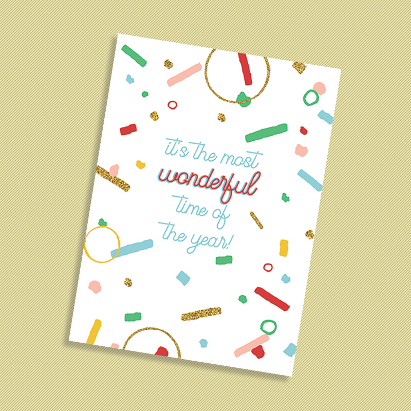 Download Confetti Holiday Cards | Symphony Special Events